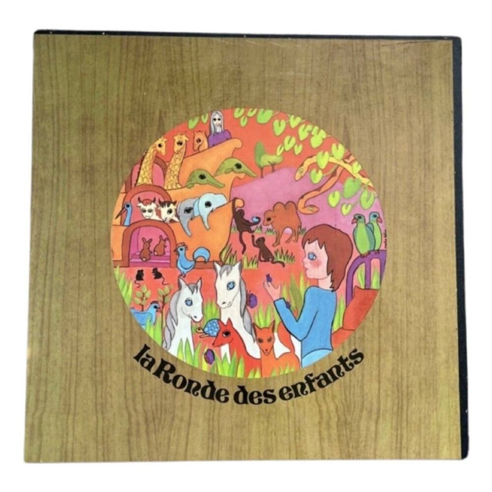 La Ronde des Enfants 5 LP Set French Import Children’s Music MINT 1970s Booklet